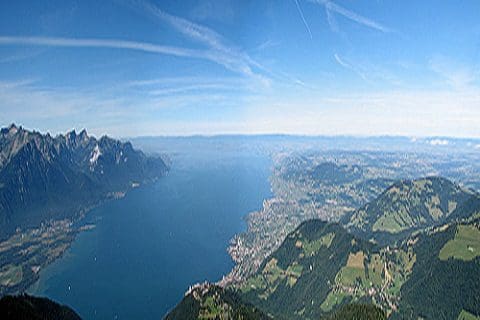Geneva region aerial